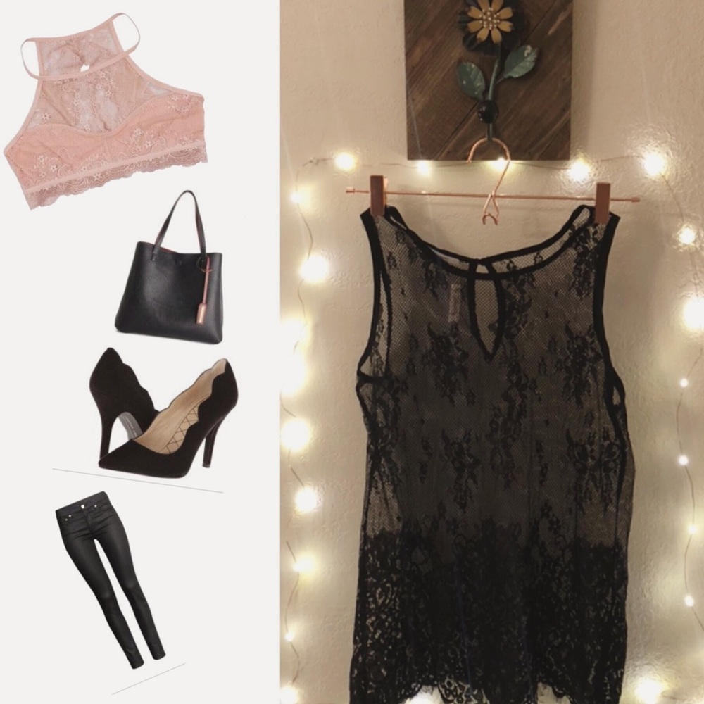 Full lace flattering dress top NEW